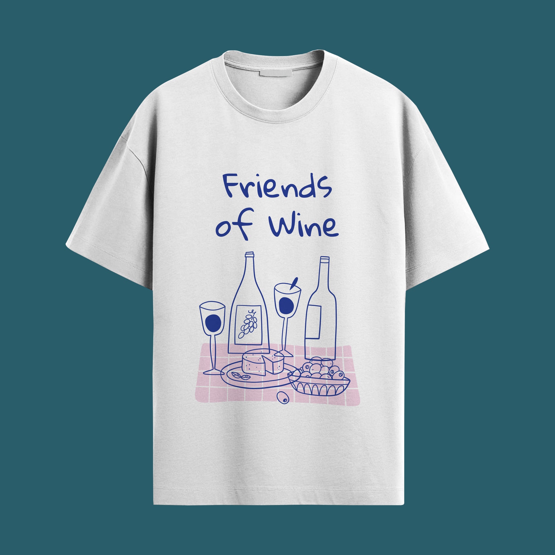 Wine Oversized Unisex Tshirt