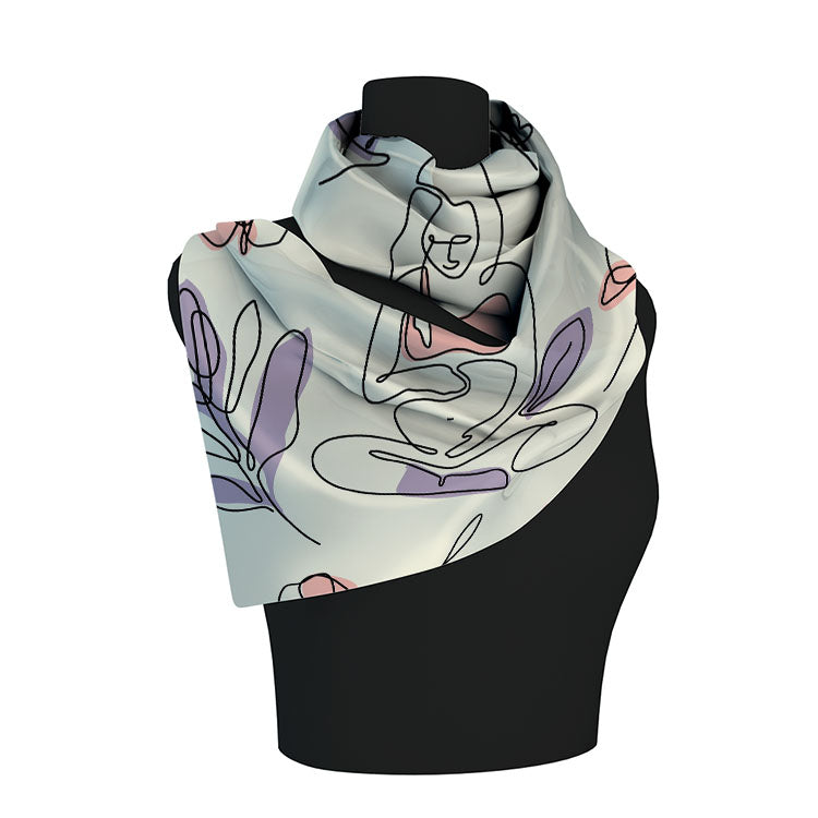 Blossom Grace Sheer Scarf