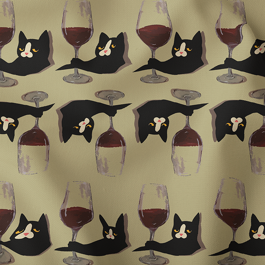 Wine hour Fabric