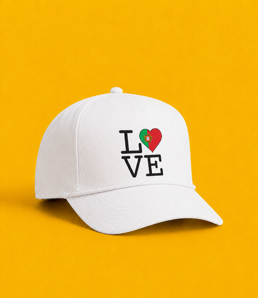 Love Portugal Caps - White