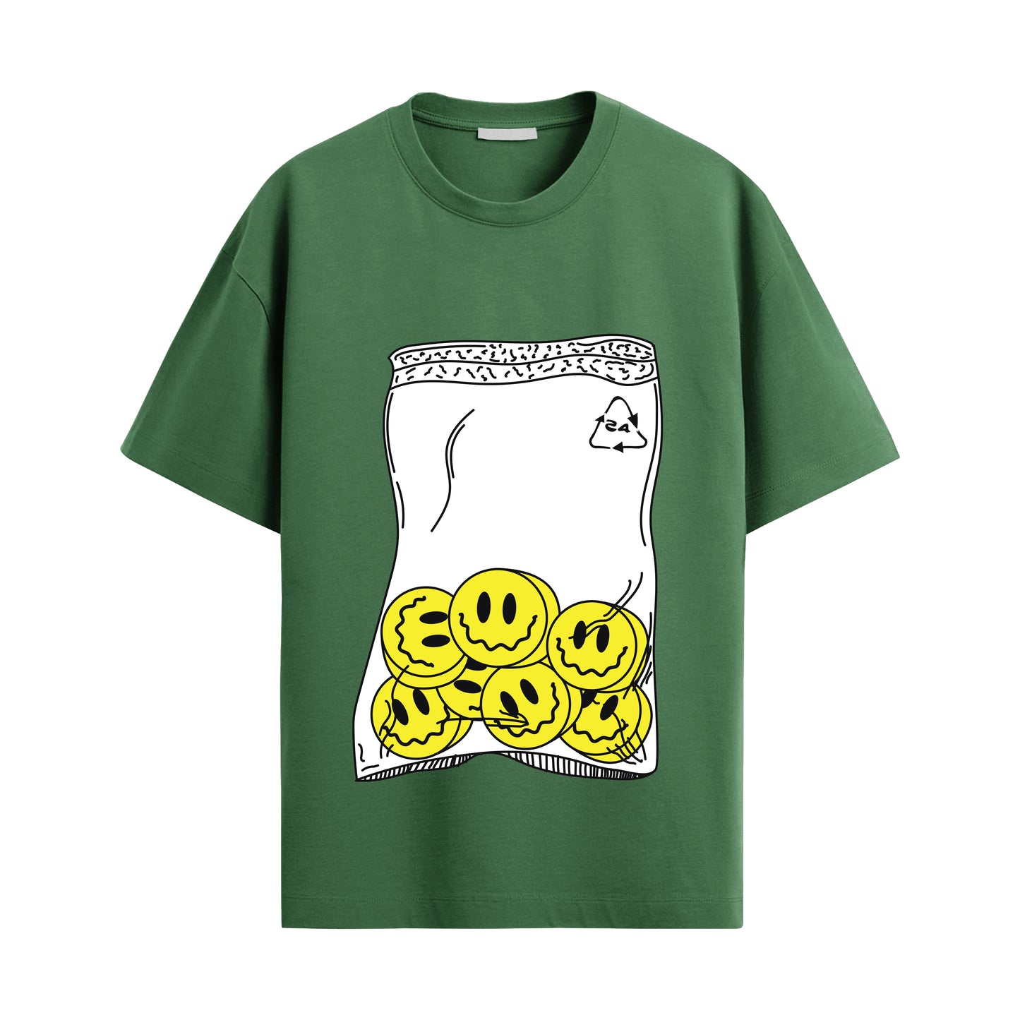 smileys oversized unisex tshirt