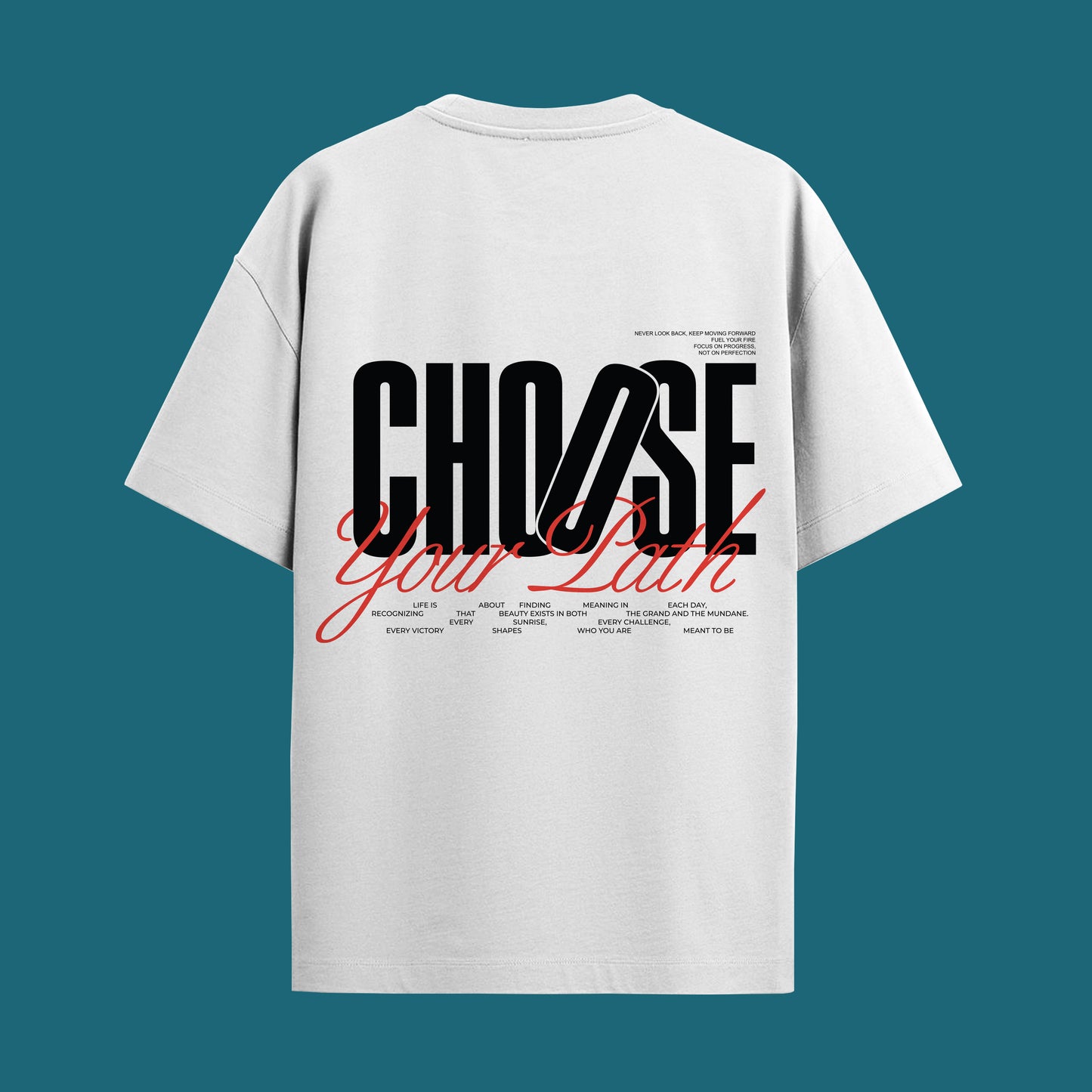 path oversized unisex tshirt