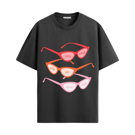 Badass Oversized Unisex Tshirt - FemmeFusion