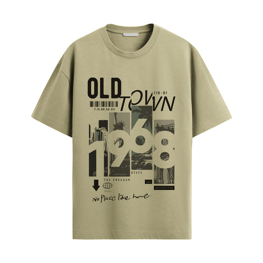 Old Town Oversized Unisex Tshirt