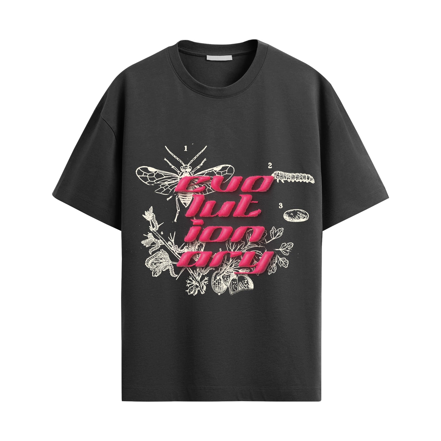 evolutionary oversized unisex tshirt