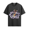 We Need Peace Oversized Unisex Tshirt