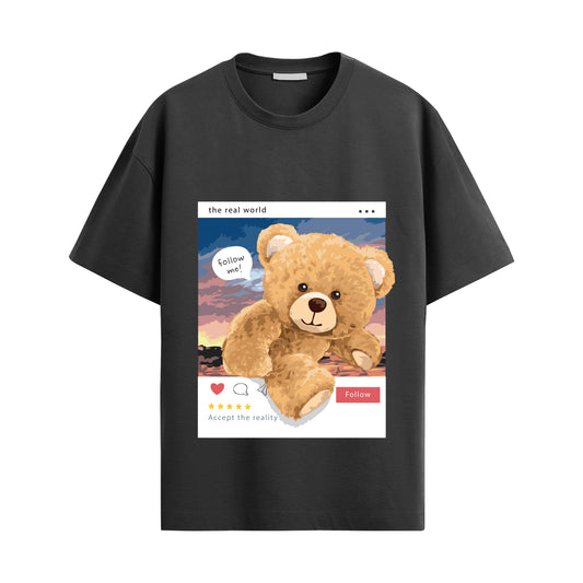Teddy Bear Oversized Unisex Tshirt