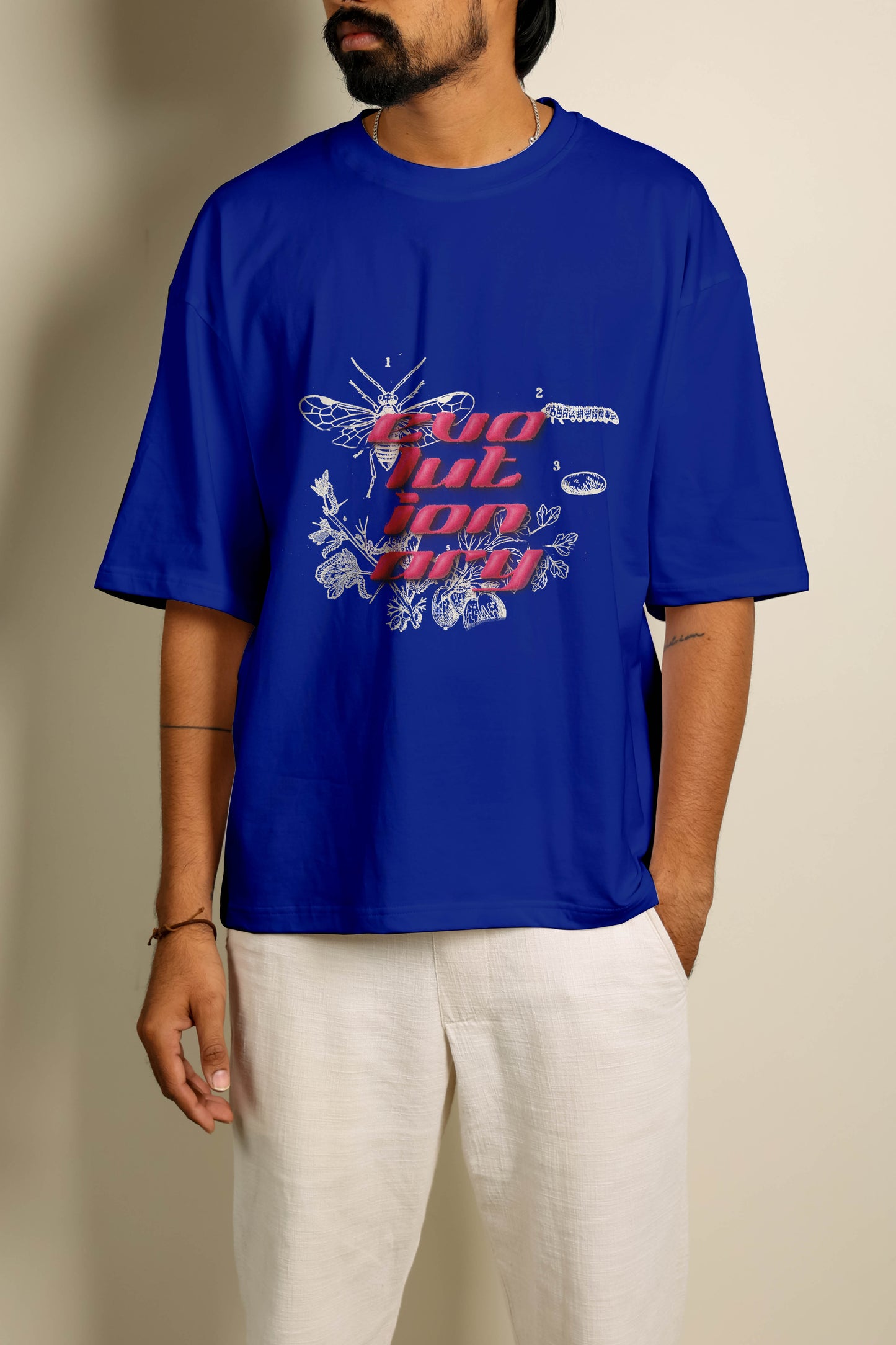 evolutionary oversized unisex tshirt