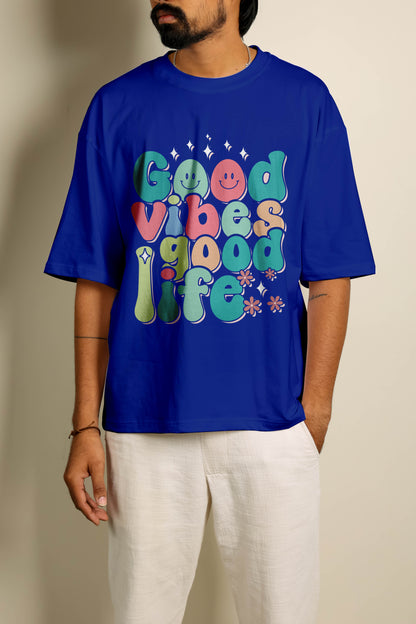 Good Vibes Oversized Unisex Tshirt