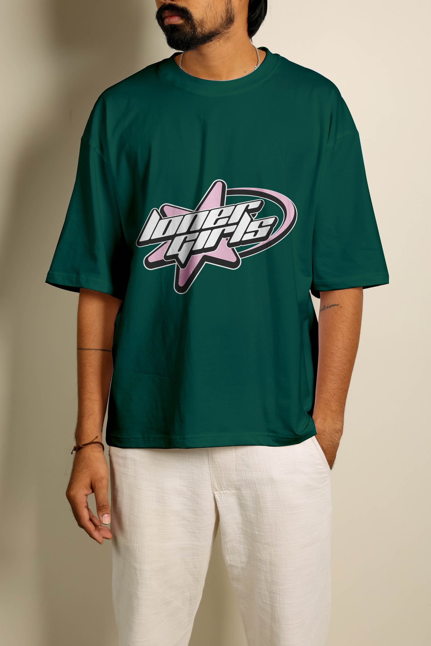 loner girls oversized unisex tshirt