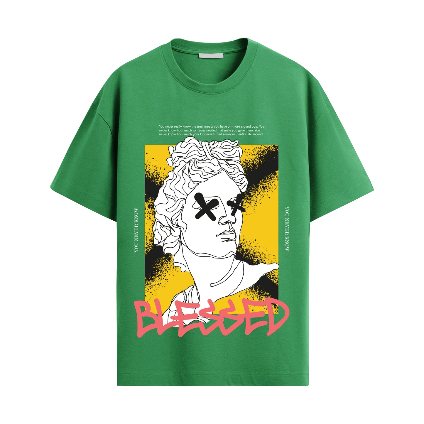 blessed oversized unisex tshirt