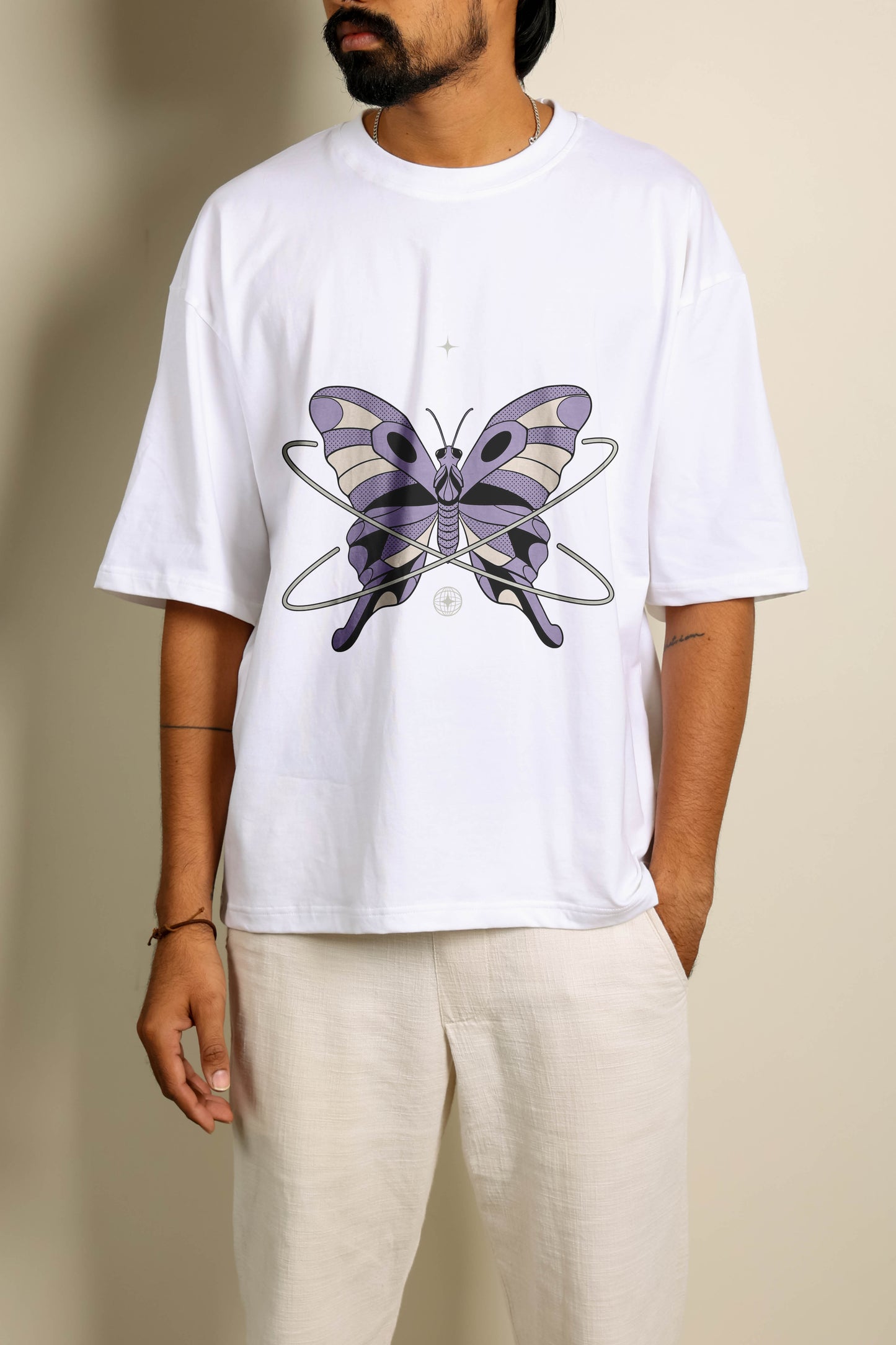 lilac buzz oversized unisex tshirt