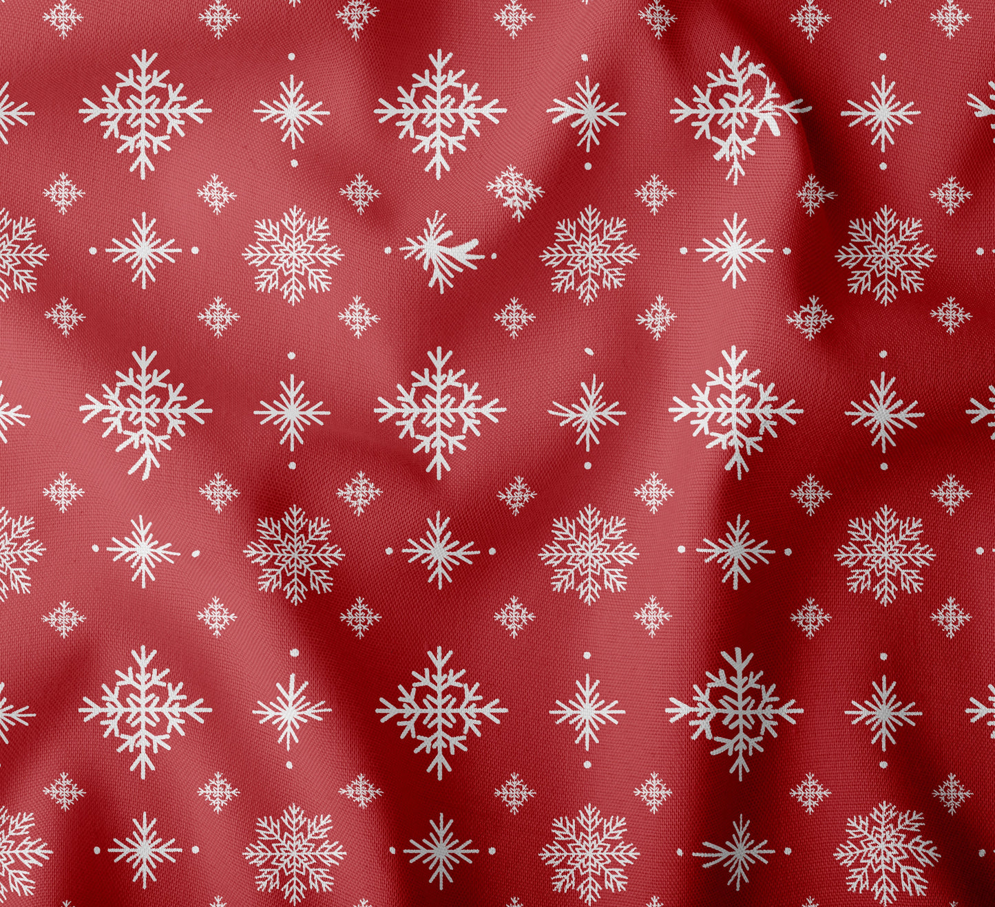 snowflake rayon fabric