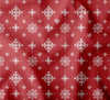 Snowflake Rayon Fabric