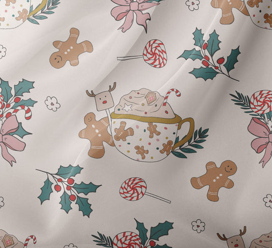 Cocoa Organza Fabric