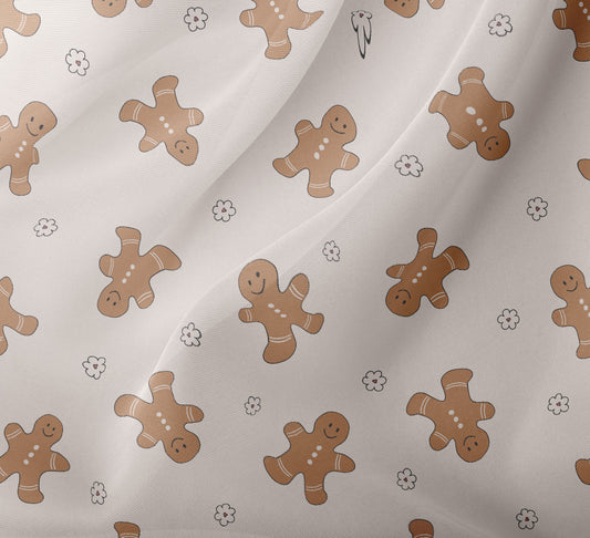 Gingerbread Organza Fabric