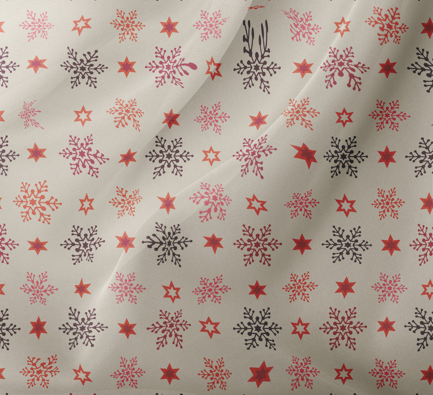 crimson organza fabric