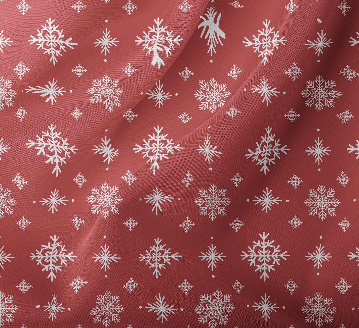 snowflake organza fabric