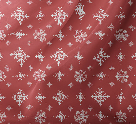 Snowflake Organza Fabric