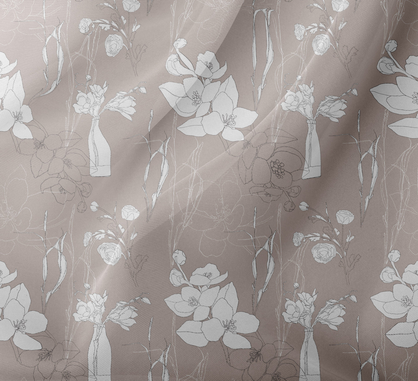 thyme organza fabric