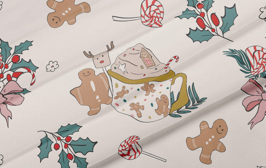 Cocoa Voil Sheer fabric