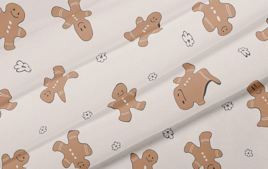 Gingerbread Voil Sheer fabric
