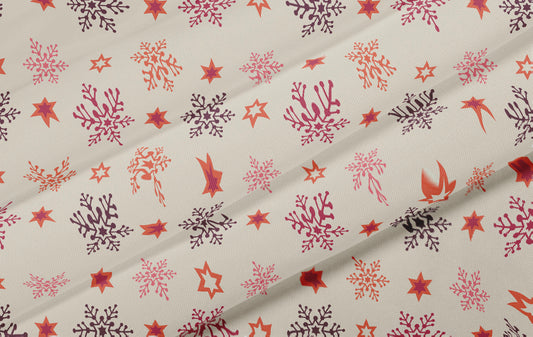 Crimson Voil Sheer fabric