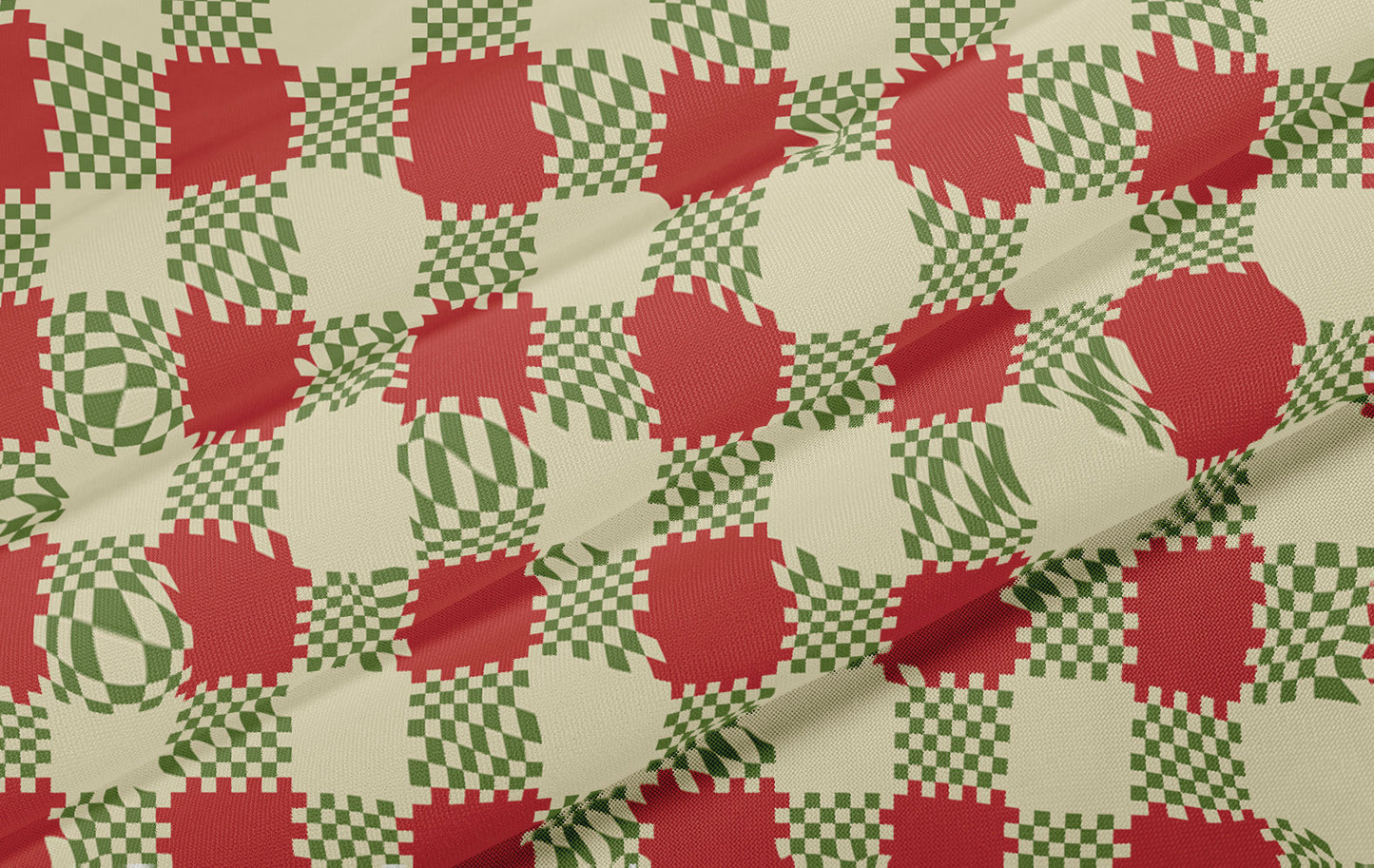 mistletoe voil sheer fabric