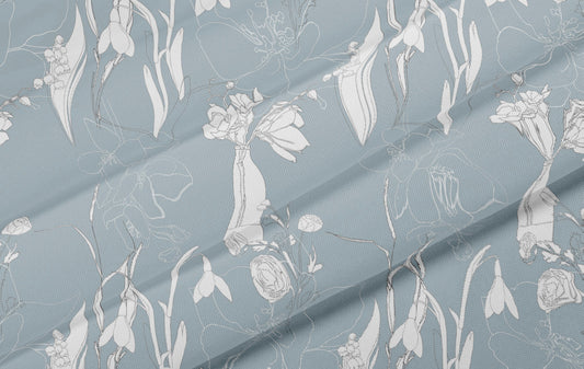 Herbaceous Voil Sheer fabric