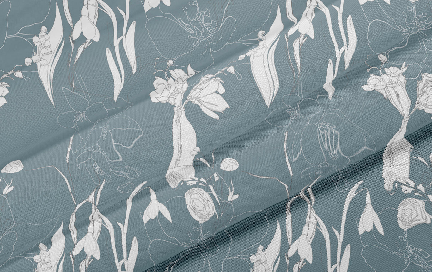 clover voil sheer fabric