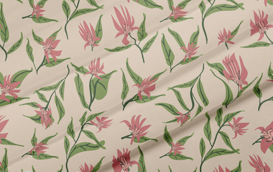 Zinnia Voil Sheer fabric