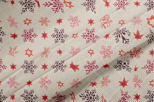 Crimson Breeze Sheer Fabric