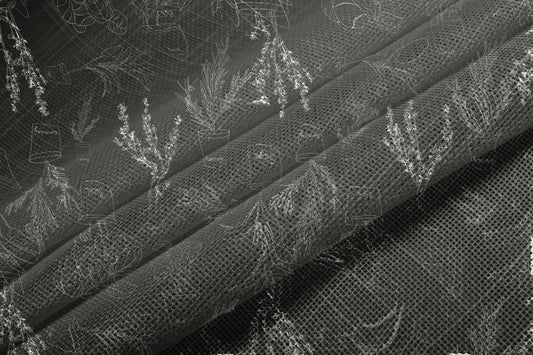 Evergreen Breeze Sheer Fabric