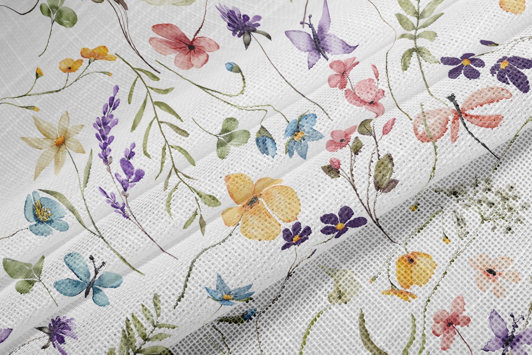 Fern Breeze Sheer Fabric