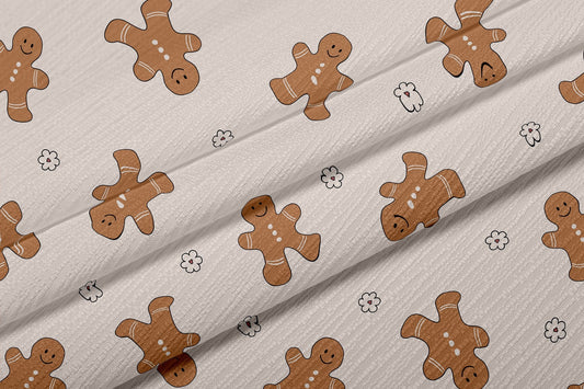 Gingerbread Marvel Matty Fabric