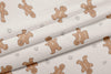 Gingerbread Satin Fabric
