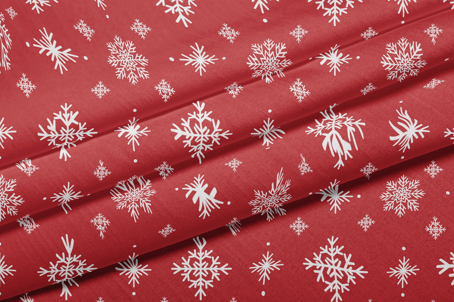 snowflake satin fabric