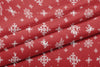 Snowflake Satin Fabric