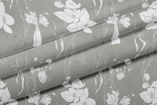 Verdure Satin Fabric