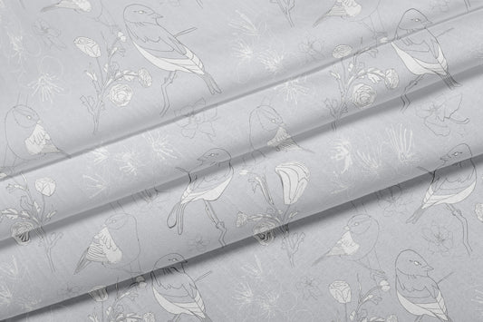 Frond Satin Fabric