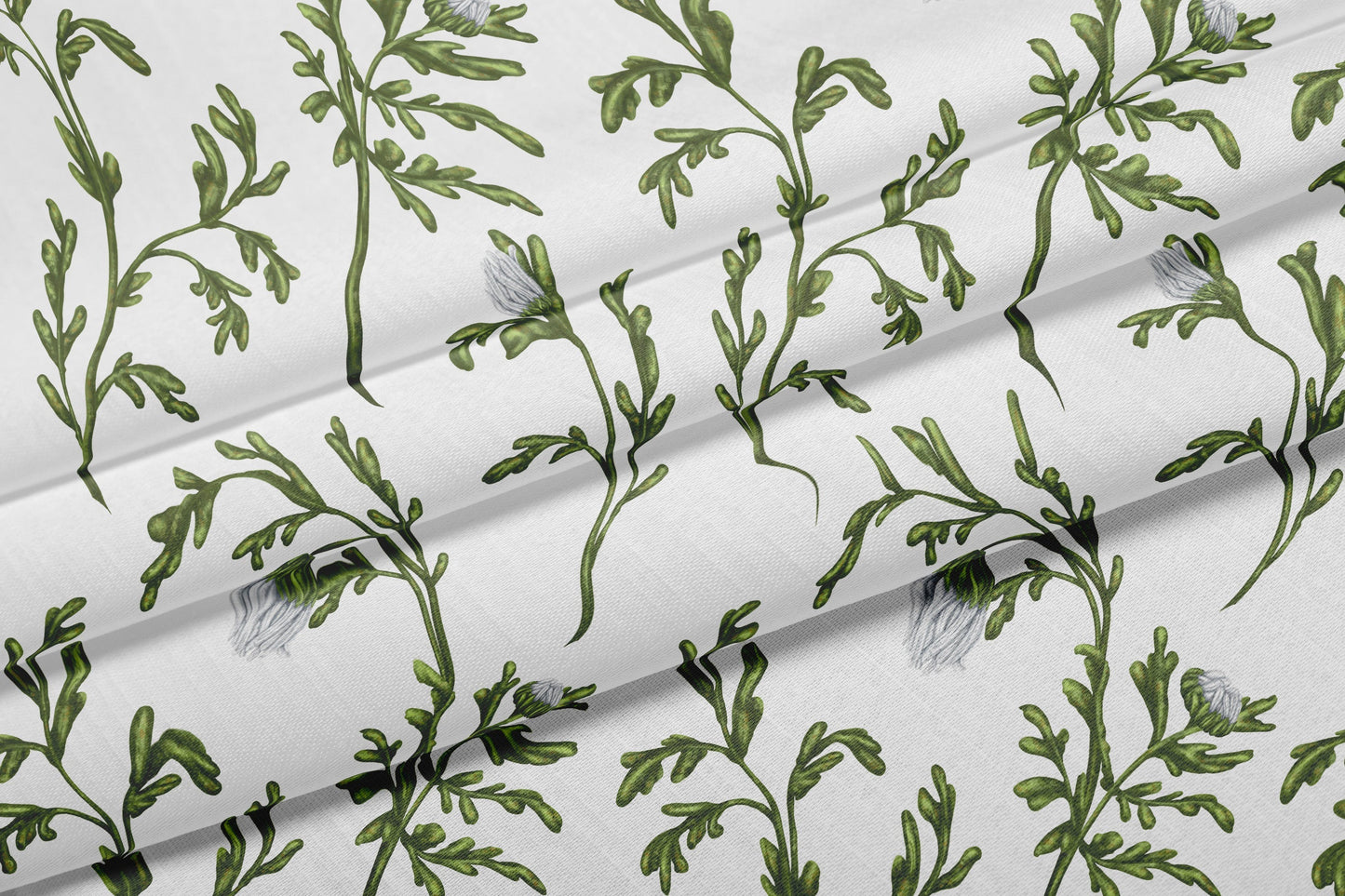 sprout satin fabric