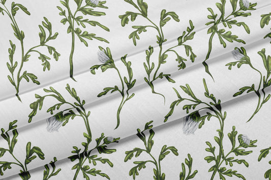 Sprout Satin Fabric