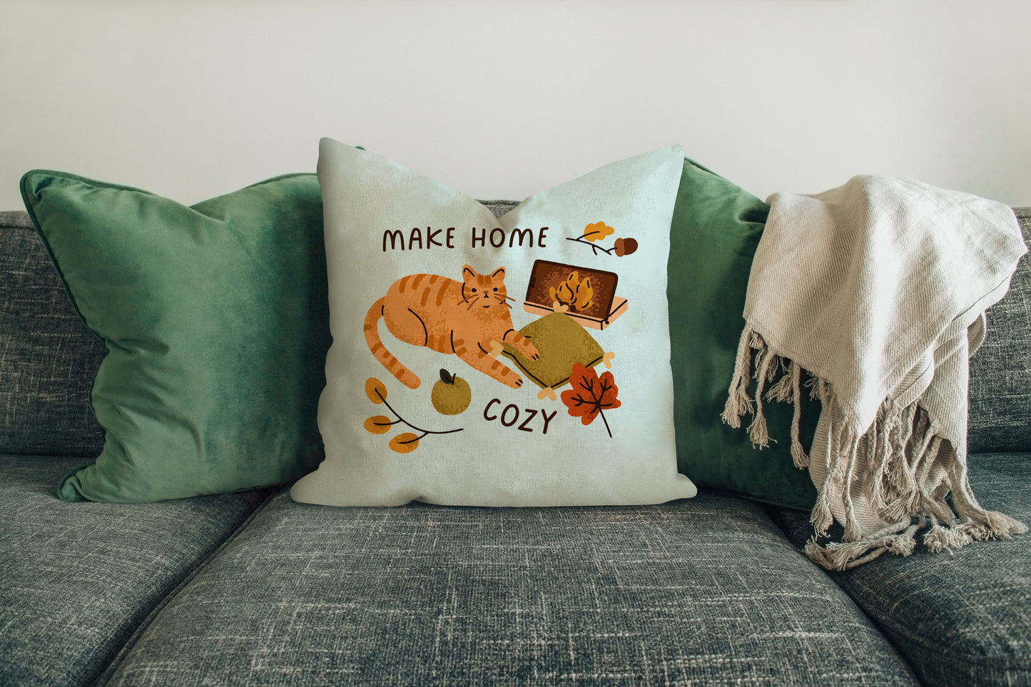 cozy cushion cover