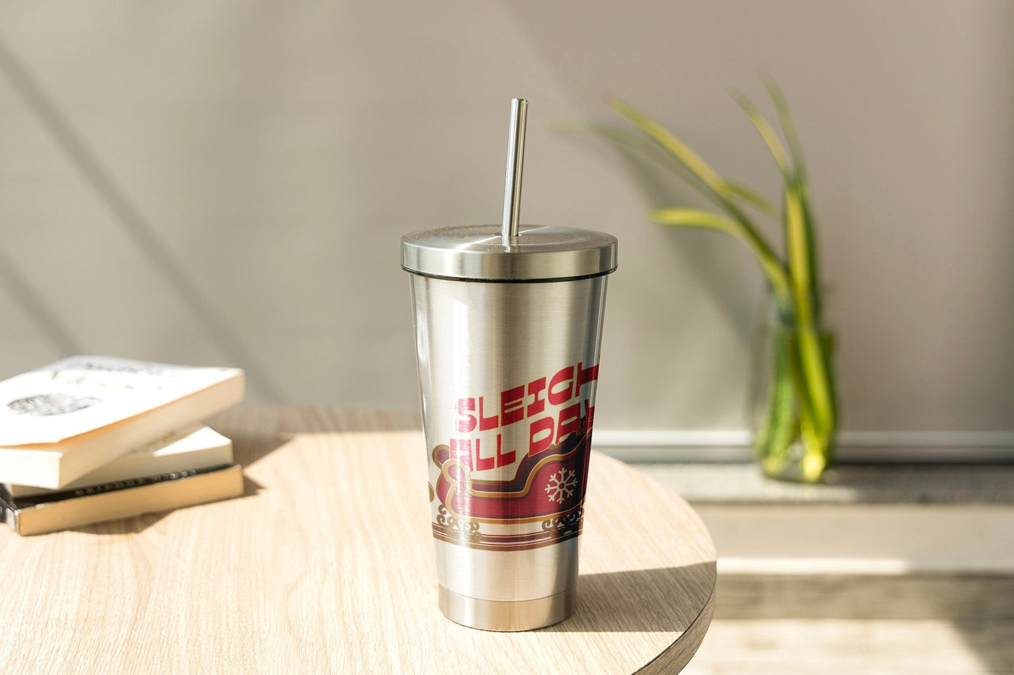 sleigh all day everyday tumbler