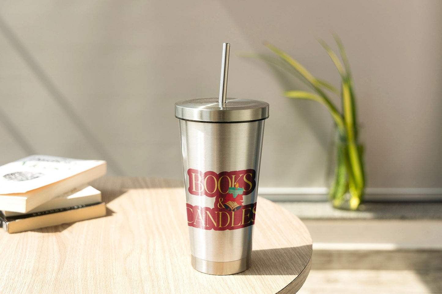 books & candles everyday tumbler