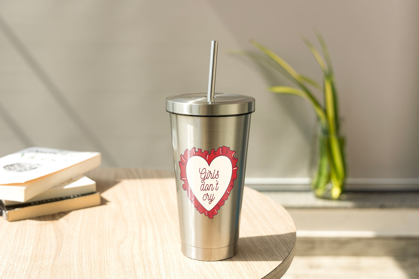 girls don't cry everyday tumbler