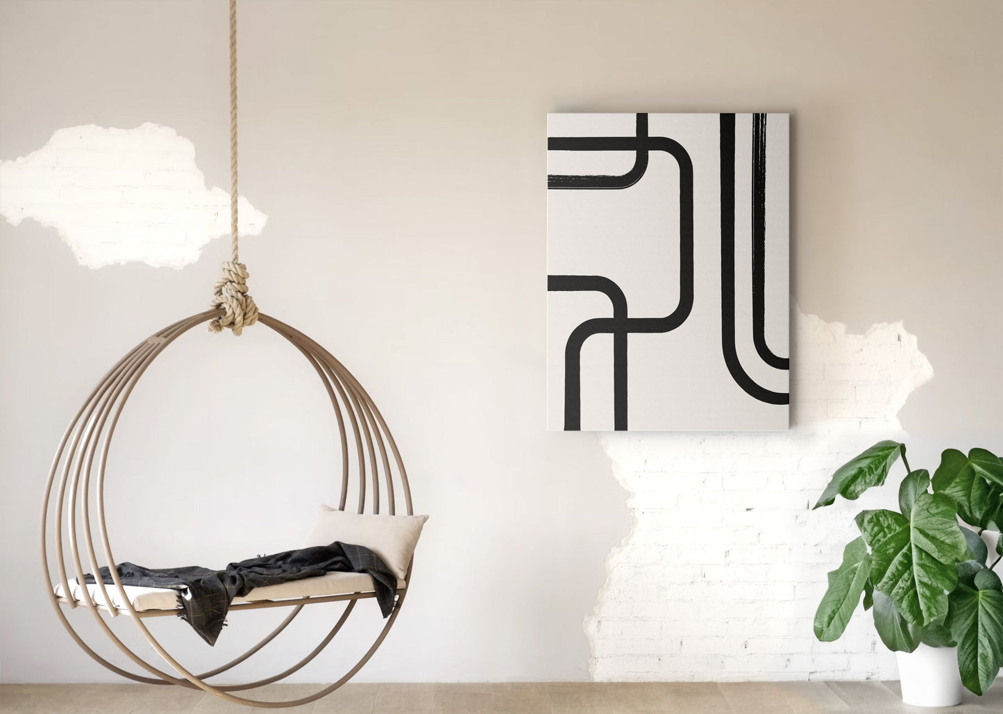 illusion wall poster