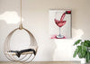 Wine'O'clock Wall Poster