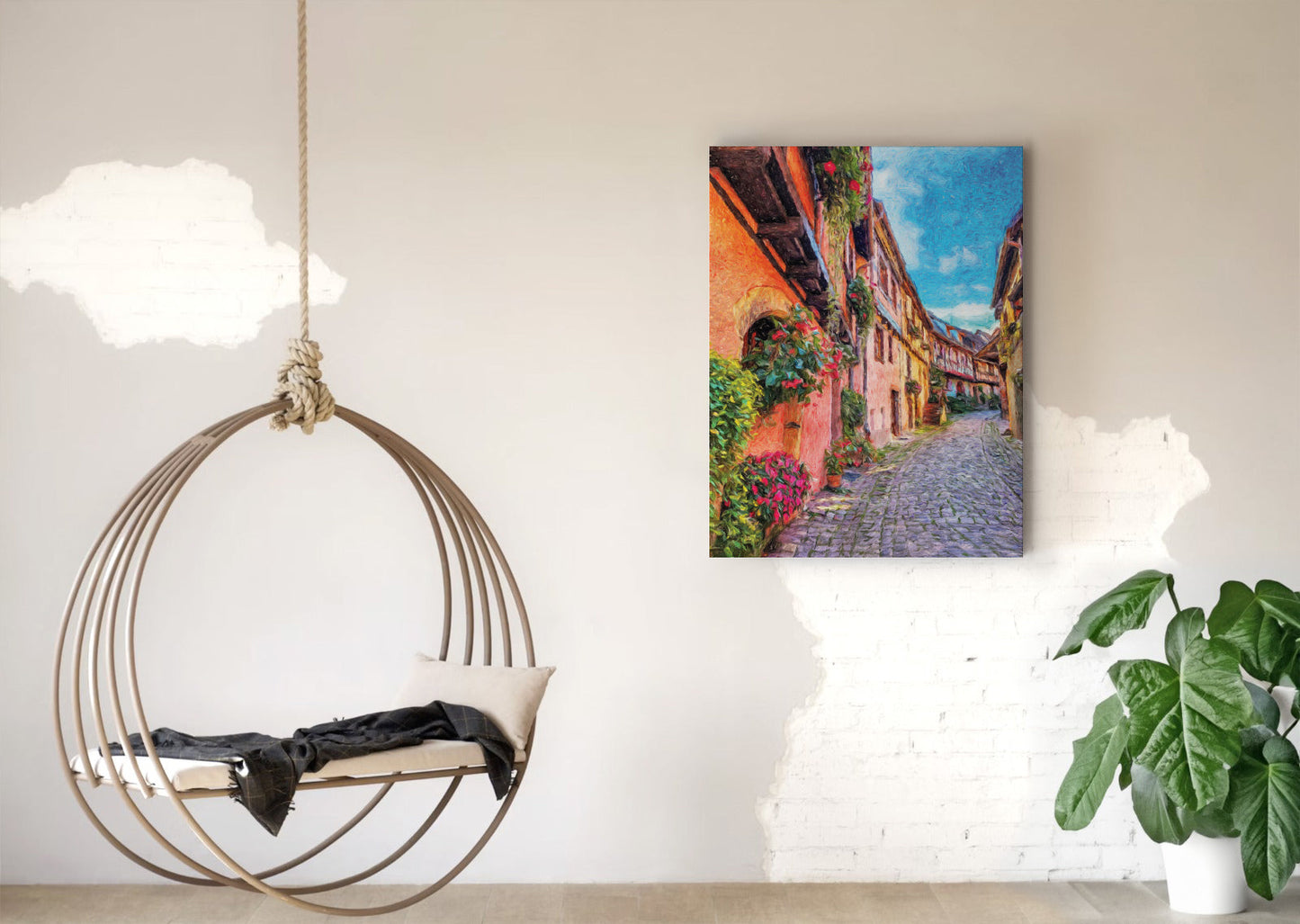 italian summer wall poster