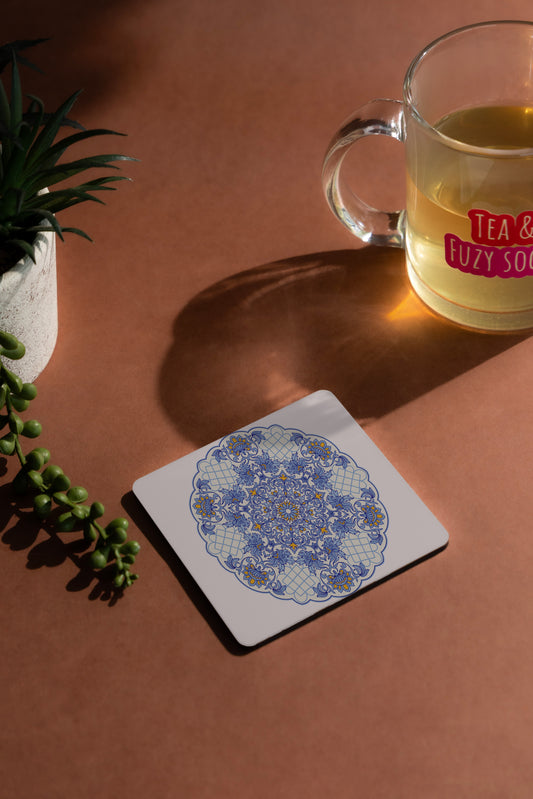 Turkish Flowers Coaster - Set of 4